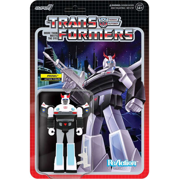 Transformers Prowl Super7 ReAction 3.75" Collectible Figure