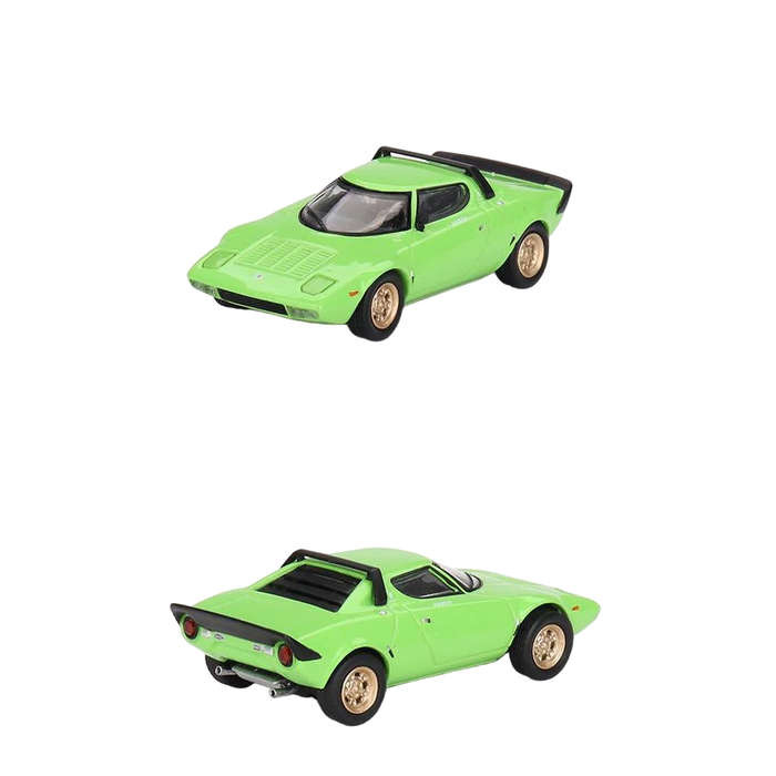 Mini GT Lancia Stratos HF Stradale Verde Chiaro 1:64 Model