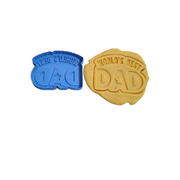 Hubbe Cookie Cutter - World's Best Dad