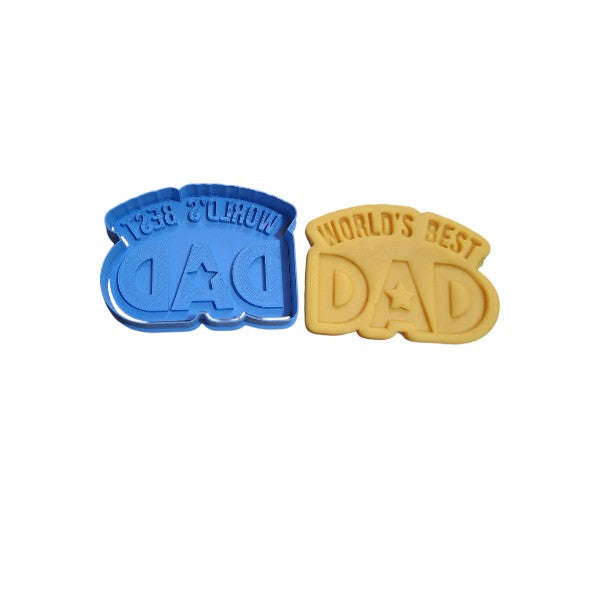 Hubbe Cookie Cutter - World's Best Dad