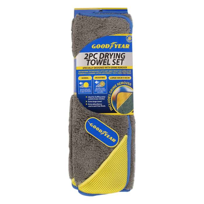 Goodyear 2PC Drying Towel Set