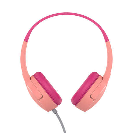 BELKIN SOUNDFORM Mini Wired On-Ear (3.5mm) Headphones for Kids - Pink