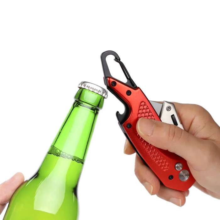 DEKTON Pro Fold Back Knife with Carabiner