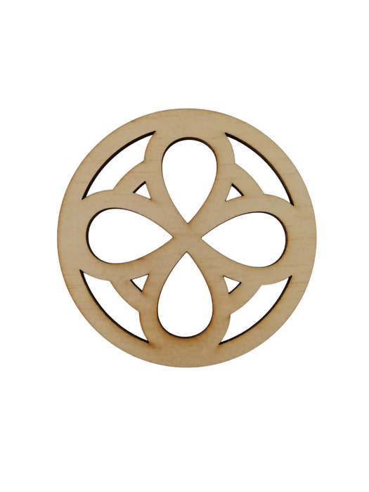 Wooden Celtic Cup Coasters