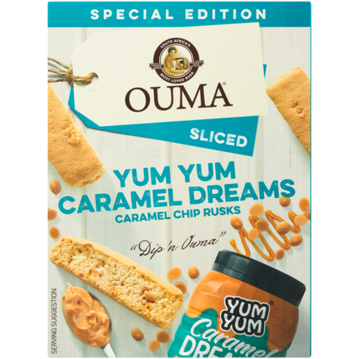 Ouma Yum Yum Caramel Dreams Special Edition Sliced Rusks 450g