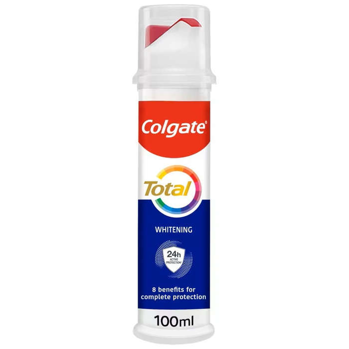 Colgate Total Whitening Toothpaste Pump 100ml