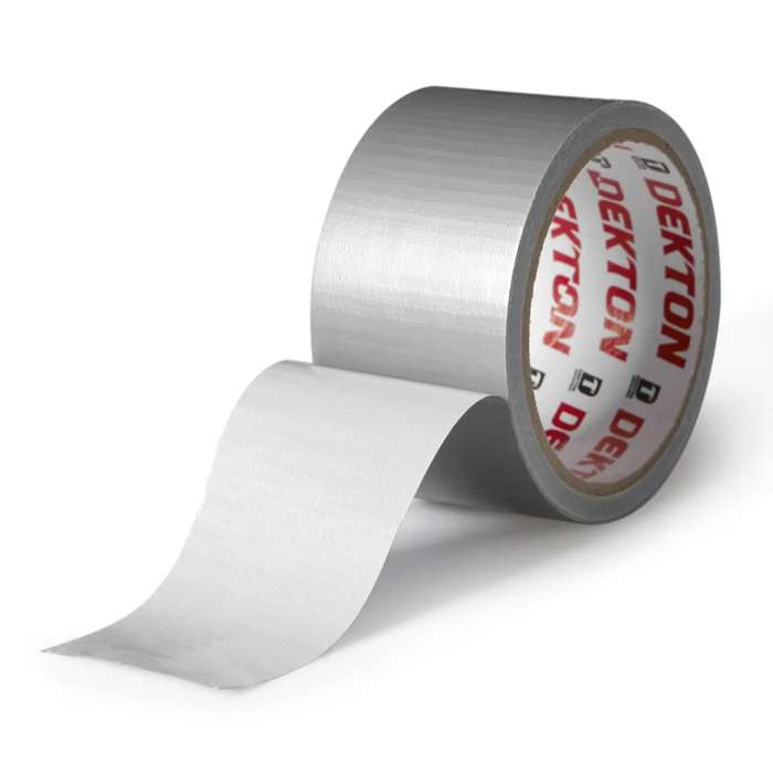 DEKTON 50mm x 10m Silver Cloth Duct Tape