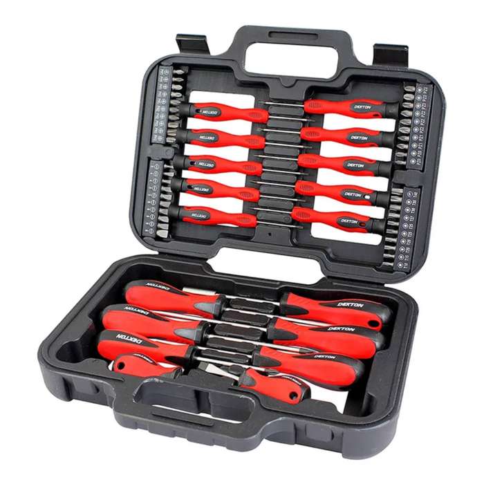 DEKTON 58PC Screwdriver and Bit Set