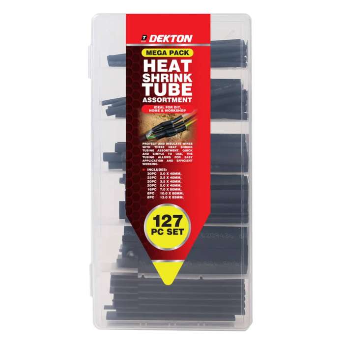 DEKTON 127PC Heat Shrink Tube Assortment