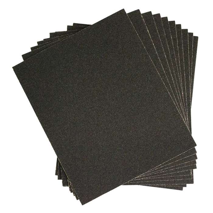 DEKTON 10PC Wet & Dry Sanding Sheets 280mm x 230mm - Coarse 80 Grit