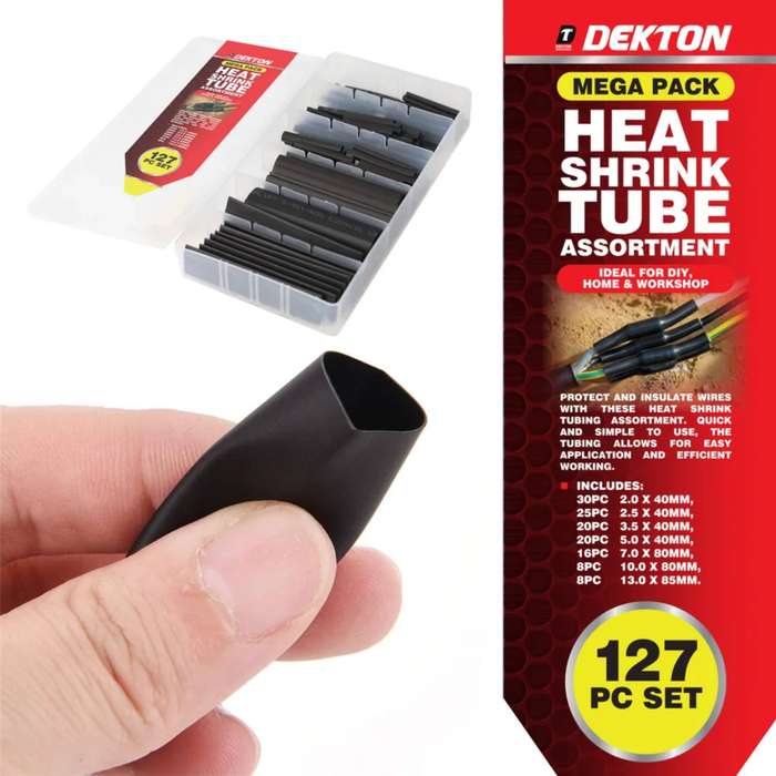 DEKTON 127PC Heat Shrink Tube Assortment