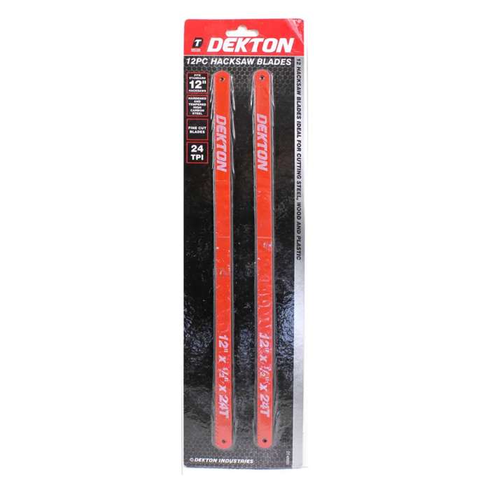 DEKTON 12PC Hacksaw Blades
