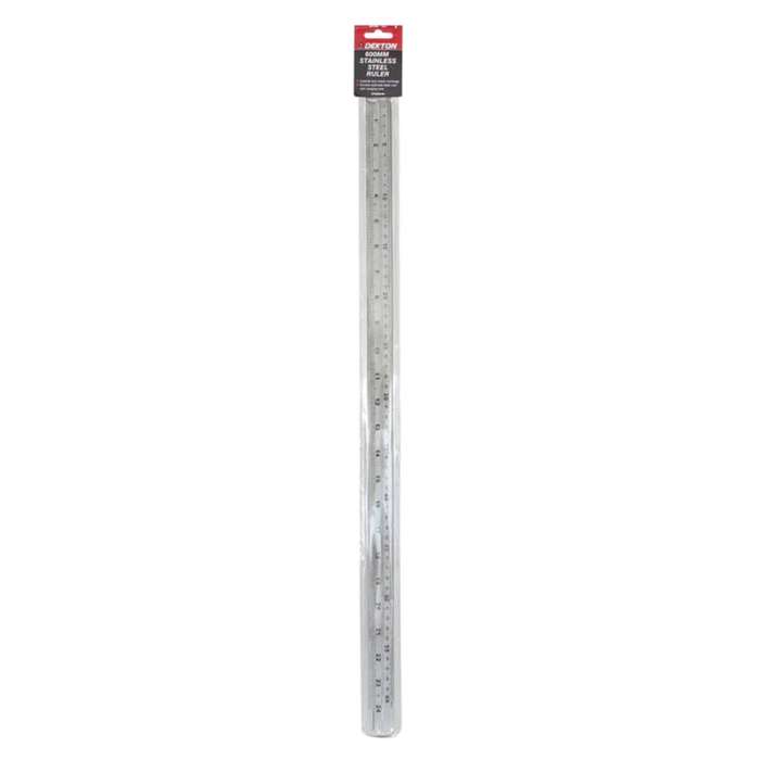 DEKTON 600mm Stainless Steel Ruler