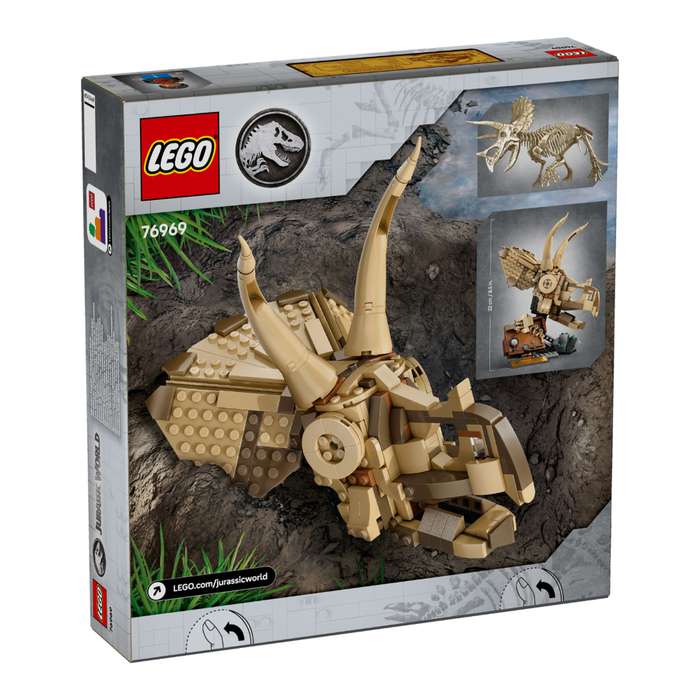 LEGO 76969 Jurassic World Dinosaur Fossils: Triceratops Skull