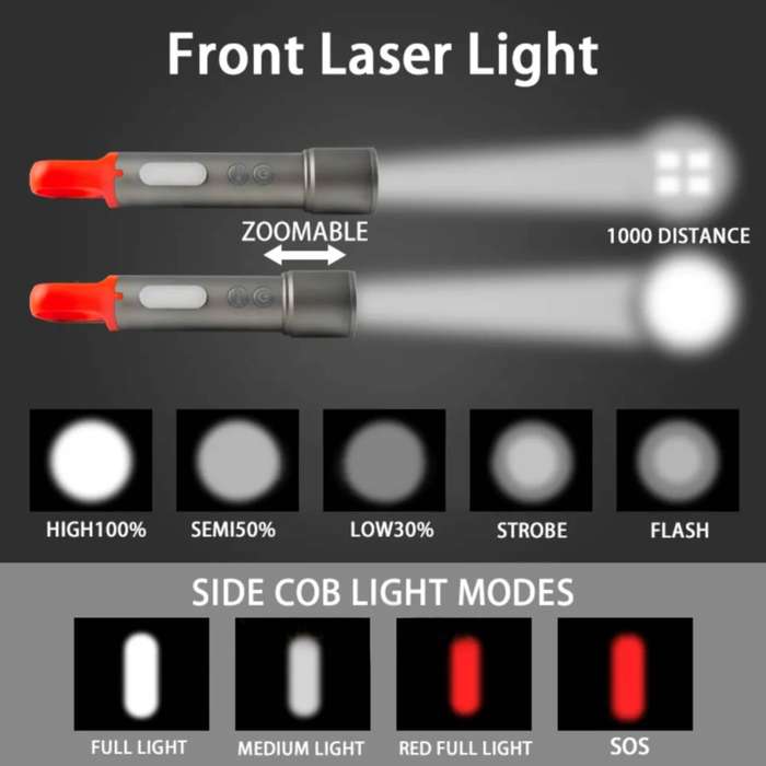 DEKTON Multifunction Flashlight