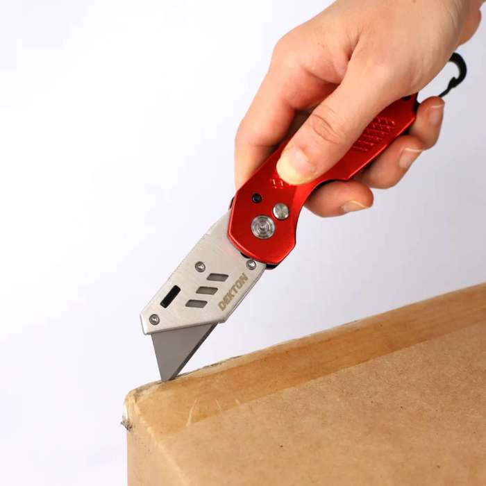 DEKTON Pro Fold Back Knife with Carabiner