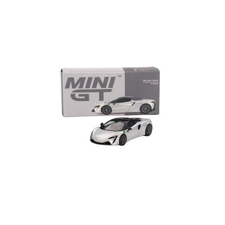 Mini GT McLaren Artura Ice Silver 1:64 Model