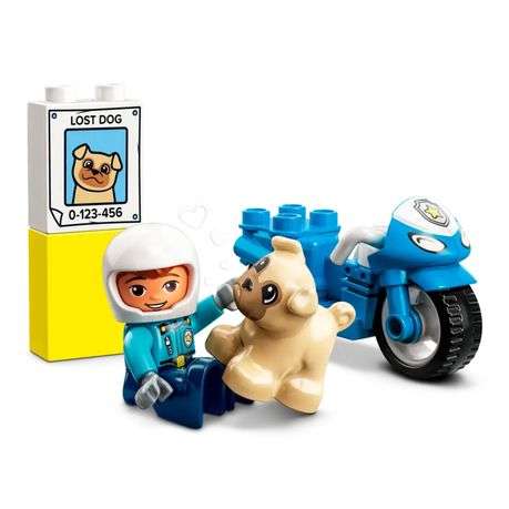 LEGO 10967 DUPLO Police Motorcycle Toddler Building Toy