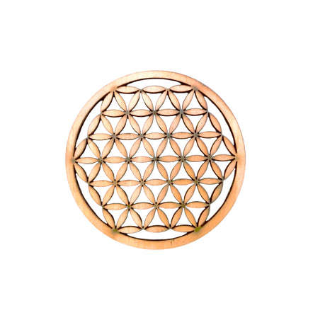Wooden Flower of Life Coasters