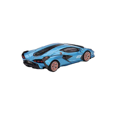 Mini GT Lamborghini Sián FKP 37 Blu Aegir 1:64 Model