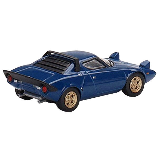 Mini GT Lancia Stratos HF Stradale Bleu Vincenes 1:64 Model