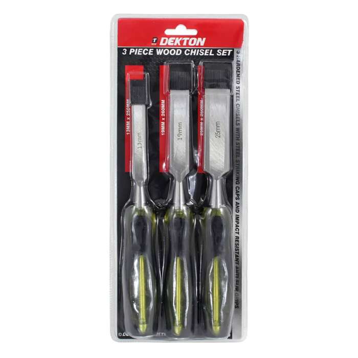 DEKTON 3PC Wood Chisel Set