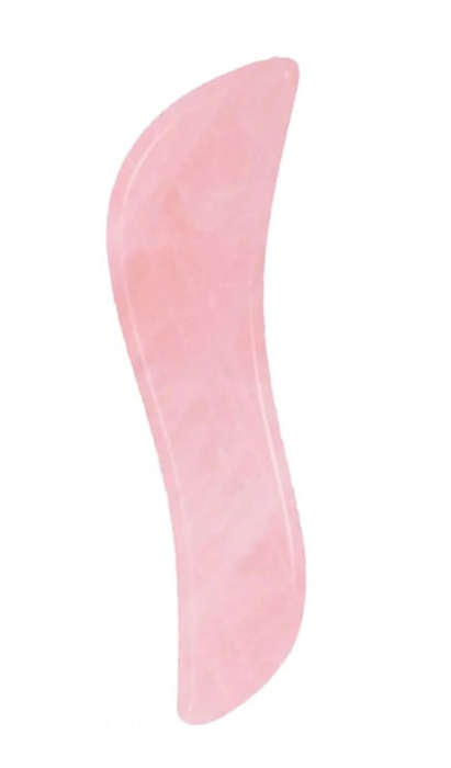 Natural Rose Quartz Facial Scraping Stone
