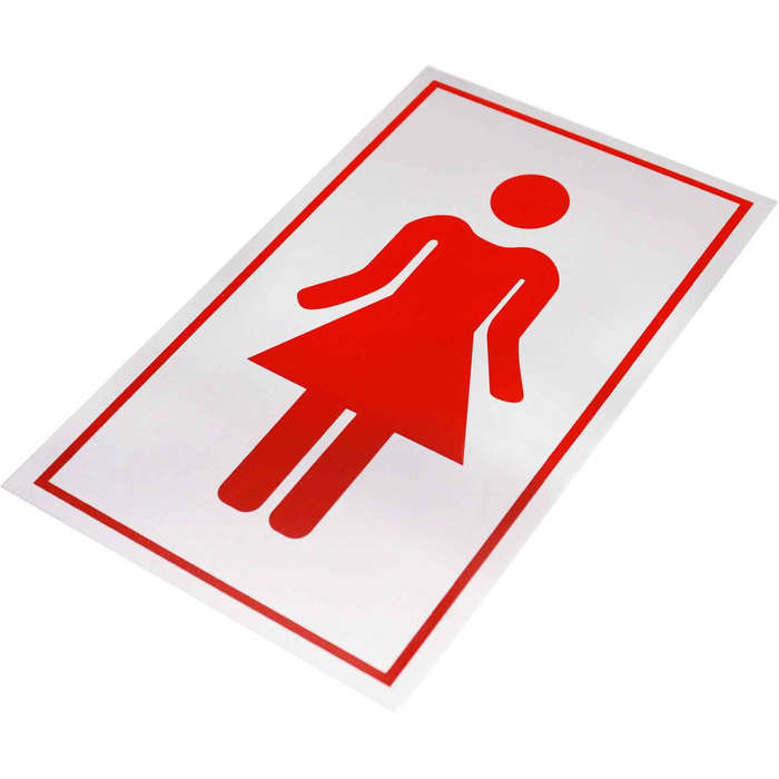 Neat Signs Silver Ladies Only 220312
