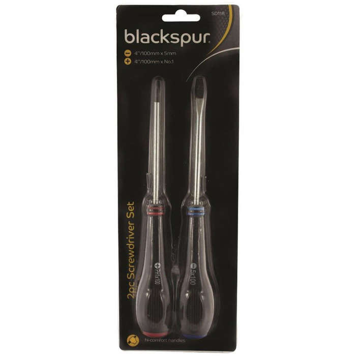 Blackspur 2pc Screwdriver Set SD118