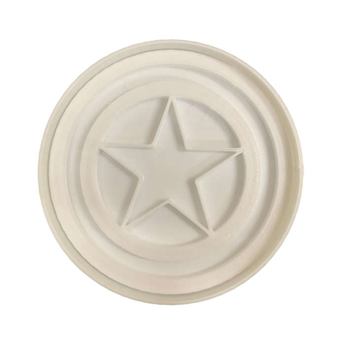 Hubbe Cookie Cutter - Captain America Logo