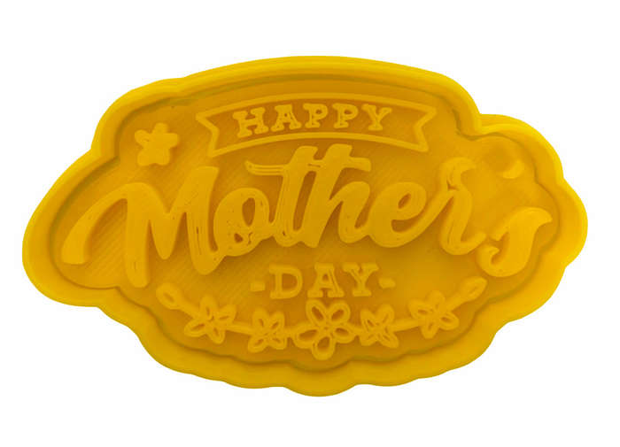 Hubbe Cookie Cutter - Happy Mothers Day with String Flowers