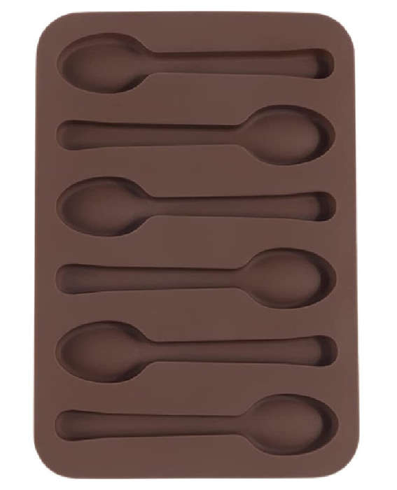 Hubbe 6 Cell Silicone Spoon Mould
