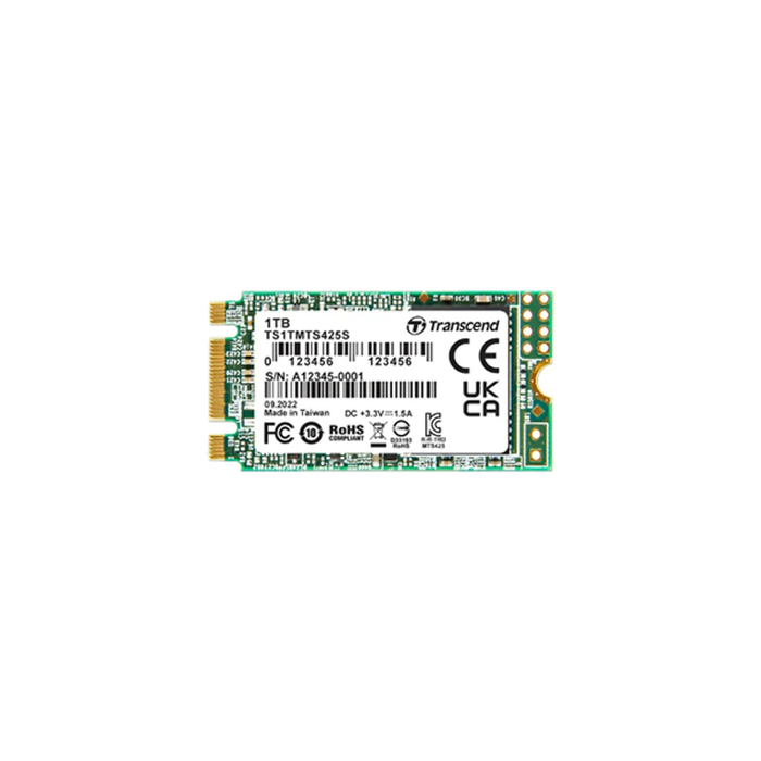 TRANSCEND 1 TB MTS425S M.2 SATA 3 2242 SSD - CACHELESS TLC