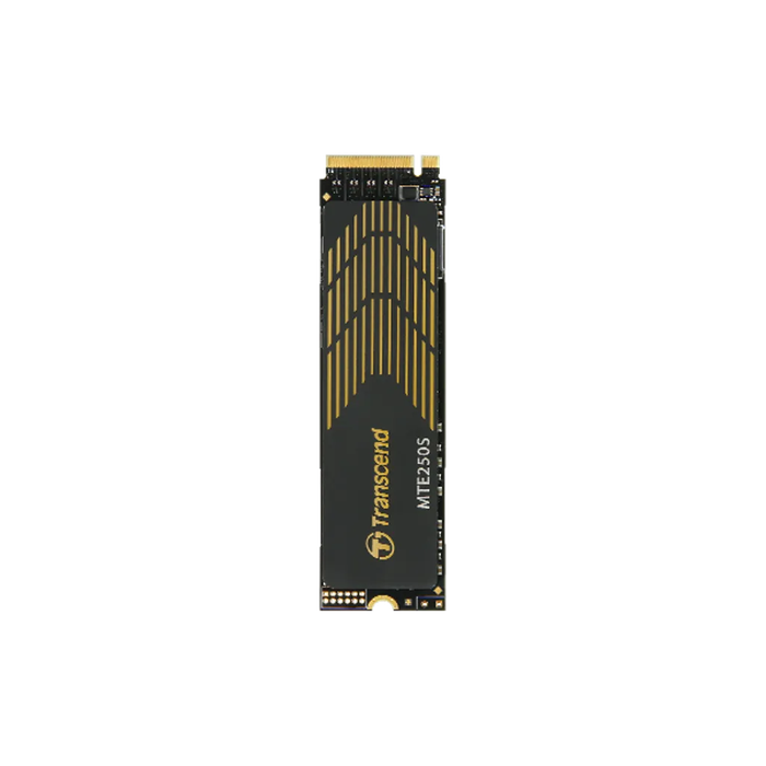 TRANSCEND 2TB MTE250S PCI-E  GEN 4X4 M.2 NVMe 2280 SSD NVMe3D TLC -WITH GRAPHINE HEATSINK