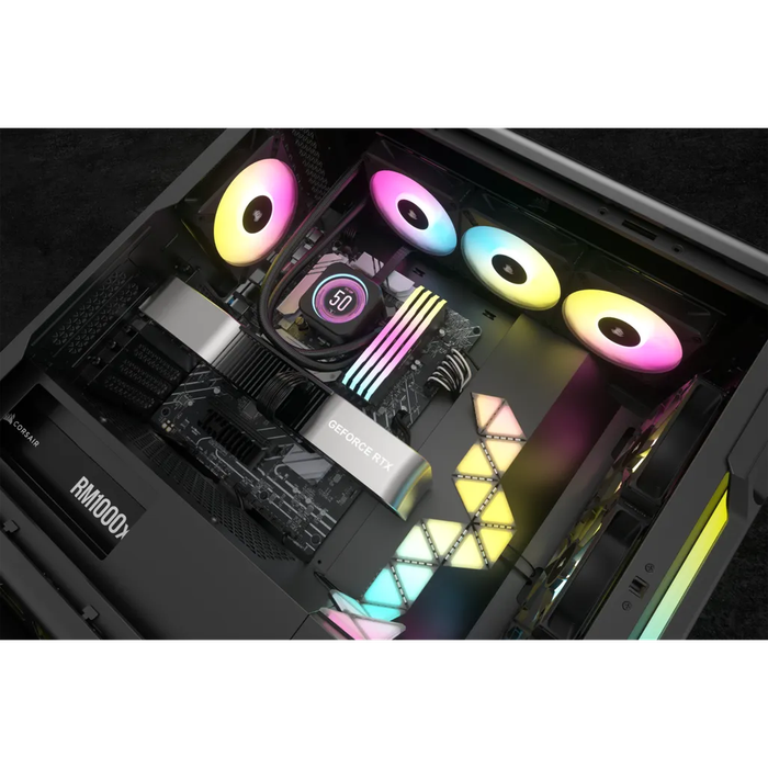 CORSAIR iCUE H150i ELITE LCD XT 360mm Liquid CPU Cooler