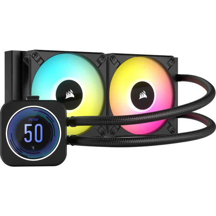 CORSAIR iCUE H100i ELITE LCD XT 240mm Liquid CPU Cooler