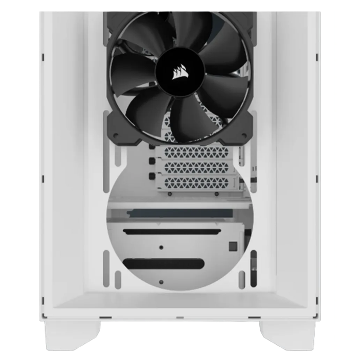 3000D Tempered Glass Mid-Tower- White