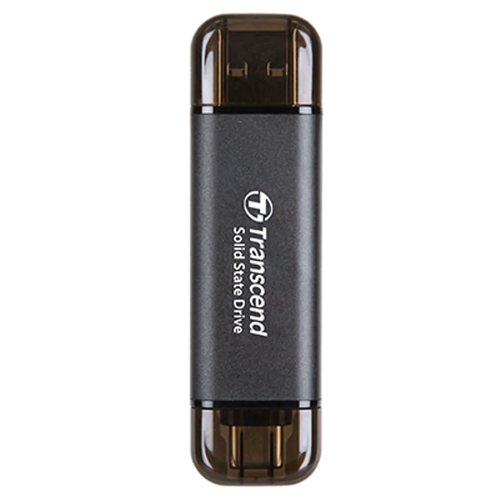 TRANSCEND 128 GB ESD310C USB3.2 TYPE A & C (USB 10Gbps) OTG COMPACT PORTABLE SSD  - Read 1050MB/s...