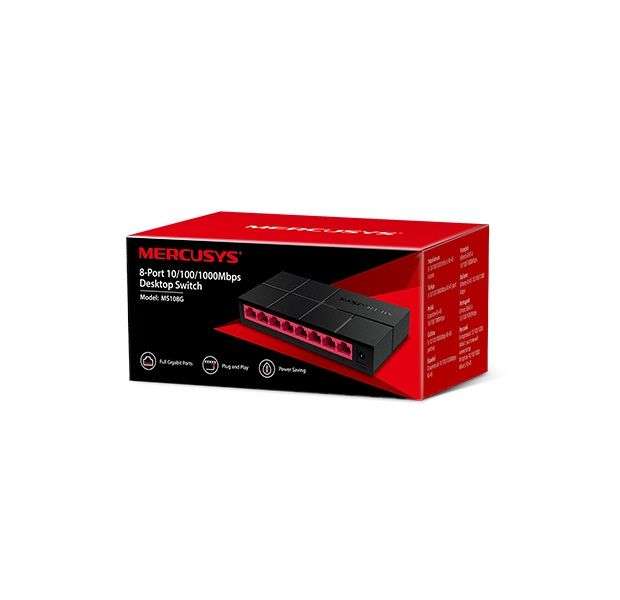 TP-Link Mercusys MS108G 8-Port Gigabit Desktop Switch