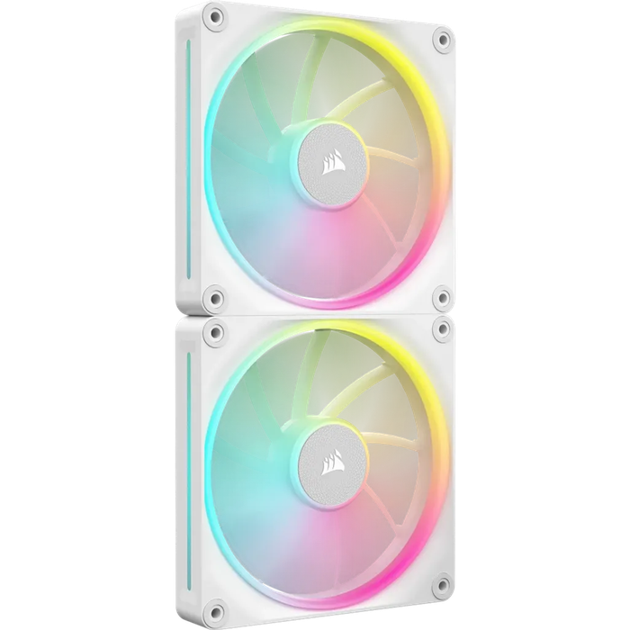 CORSAIR LX RGB Series; iCUE LINK LX140 RGB White; 140mm Fan; Dual Pack; iCUE LINK System Hub Incl...