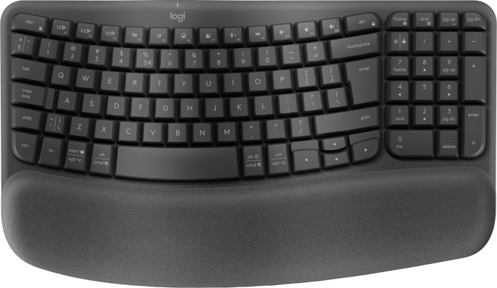 Logitech  Wave Keys Wireless Keyboard - Graphite