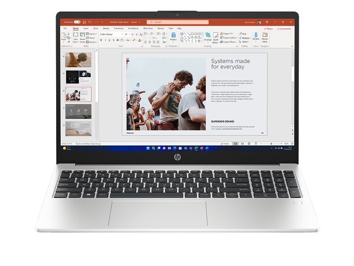 HP Consumer Notebook 255 G10 AMD Ryzen 3 7330U 8GB 1D DDR4 3200 512GB PCIe SSD 15.6 FHD AG SVA 25...
