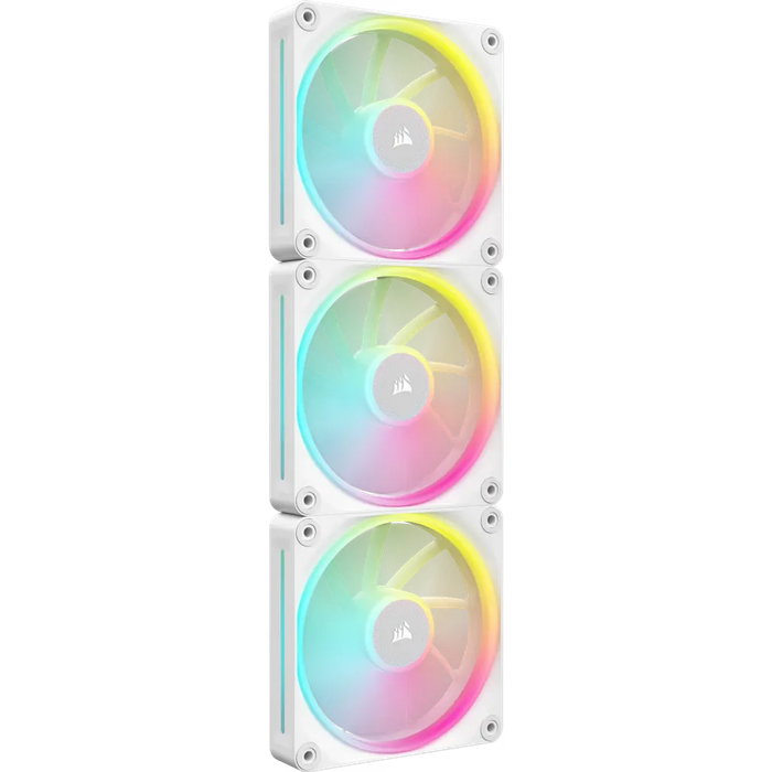 CORSAIR LX RGB Series; iCUE LINK LX120 RGB White; 120mm Fan; Triple Pack