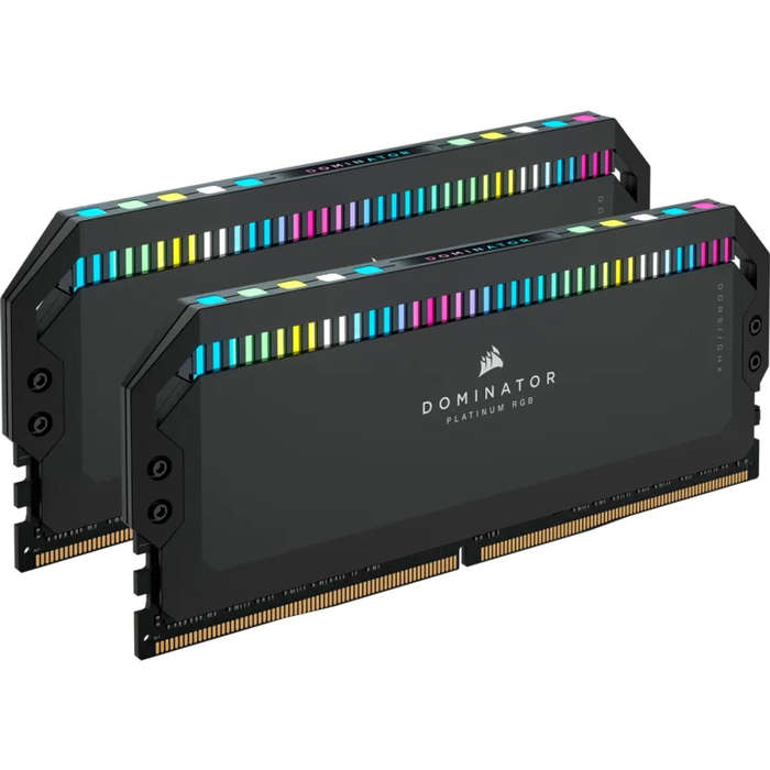 CORSAIR DOMINATOR RGB DDR5 64GB (2 x 32GB) DDR5 5600 CL40-40-40-77 1.25V Intel XMP & AMD EXPO - GREY