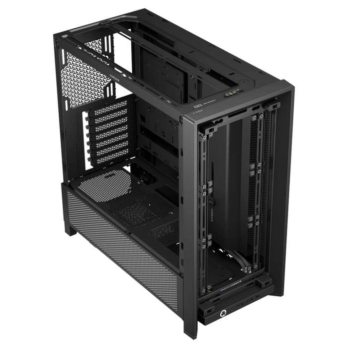 Corsair Frame 4000D Mid-Tower ATX PC Case - Black Tempered Glass Cover