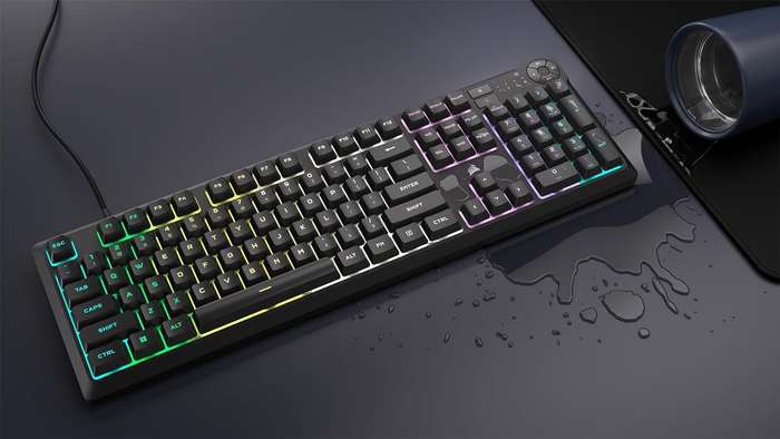 Corsair K55 CORE RGB Gaming Keyboard - Black