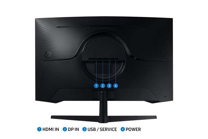 SAMSUNG LS32CG552 16:9 2560 x1440 1000R Borderless VA 165Hz MPRT 1ms  FreeSync Premium  Simple