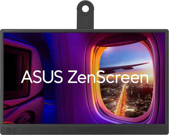 ASUS ZenScreen MB169CK Portable USB Monitor- 16 inch (15.6 inch viewable); Full HD; IPS; dual USB...