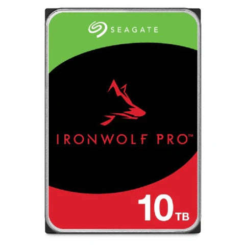 Seagate Ironwolf Pro ST10000NT001 10TB 3.5'' HDD NAS Drives 7200 RPM; SATA 6GB/s Interface; 256MB...