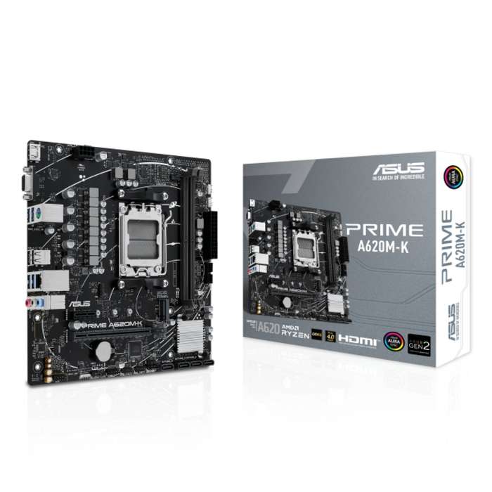 Asus AMD A620 Ryzen AM5 Micro-ATX Prime Motherboard